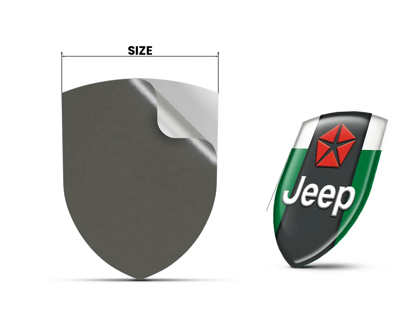 Jeep Autosticker Business Limitiert Premium Anpassbar